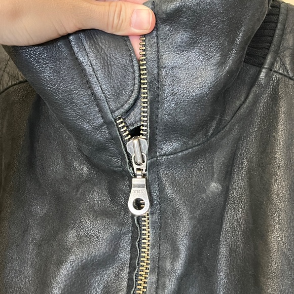 Nike Vintage Air Jordan Leather Jacket - Men's Size L - Black - Picture 4 of 12